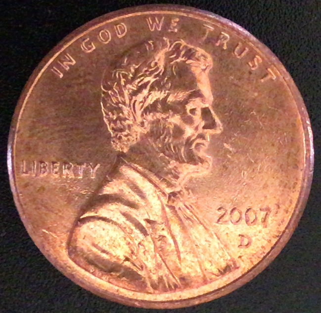 2007-D-Lincoln-Cent---Is-That-A-Fingerprint?